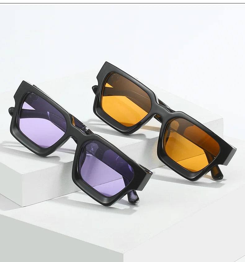 Lunettes Owl City – Y2K Rimless Oversized – Style Punk & Tendance