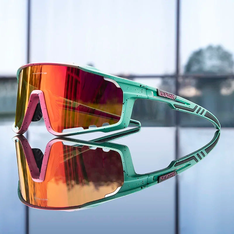 Lunettes de cyclisme polarisées UV400 Homme/Femme – VTT, route, pêche – Kapvoe