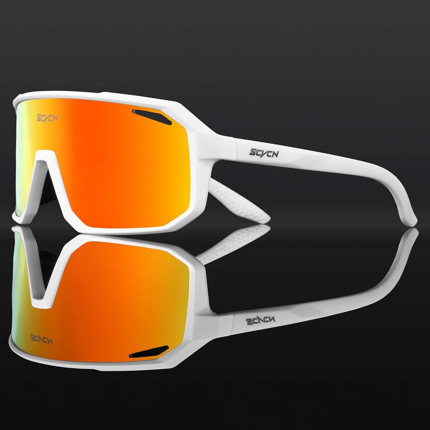 Lunettes de cyclisme SCVCN – Homme/Femme – VTT Route – UV400 – Running Randonnée