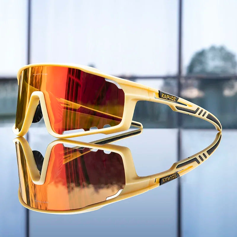 Lunettes de cyclisme polarisées UV400 Homme/Femme – VTT, route, pêche – Kapvoe