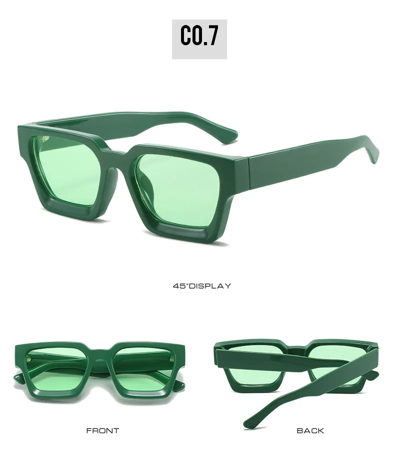 Lunettes Owl City – Y2K Rimless Oversized – Style Punk & Tendance