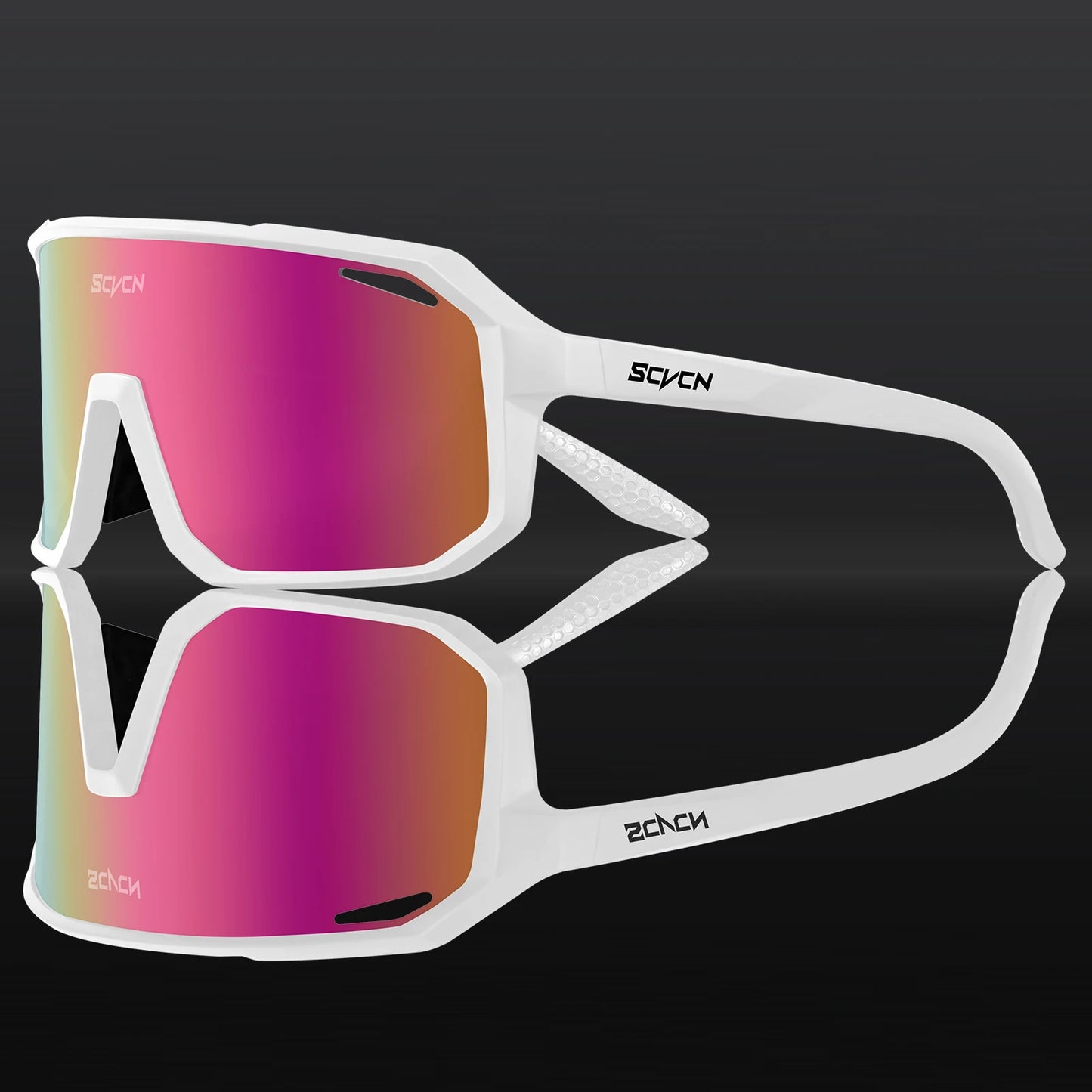 Lunettes de cyclisme SCVCN – Homme/Femme – VTT Route – UV400 – Running Randonnée