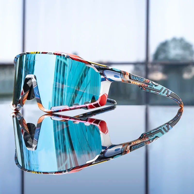 Lunettes de cyclisme polarisées UV400 Homme/Femme – VTT, route, pêche – Kapvoe