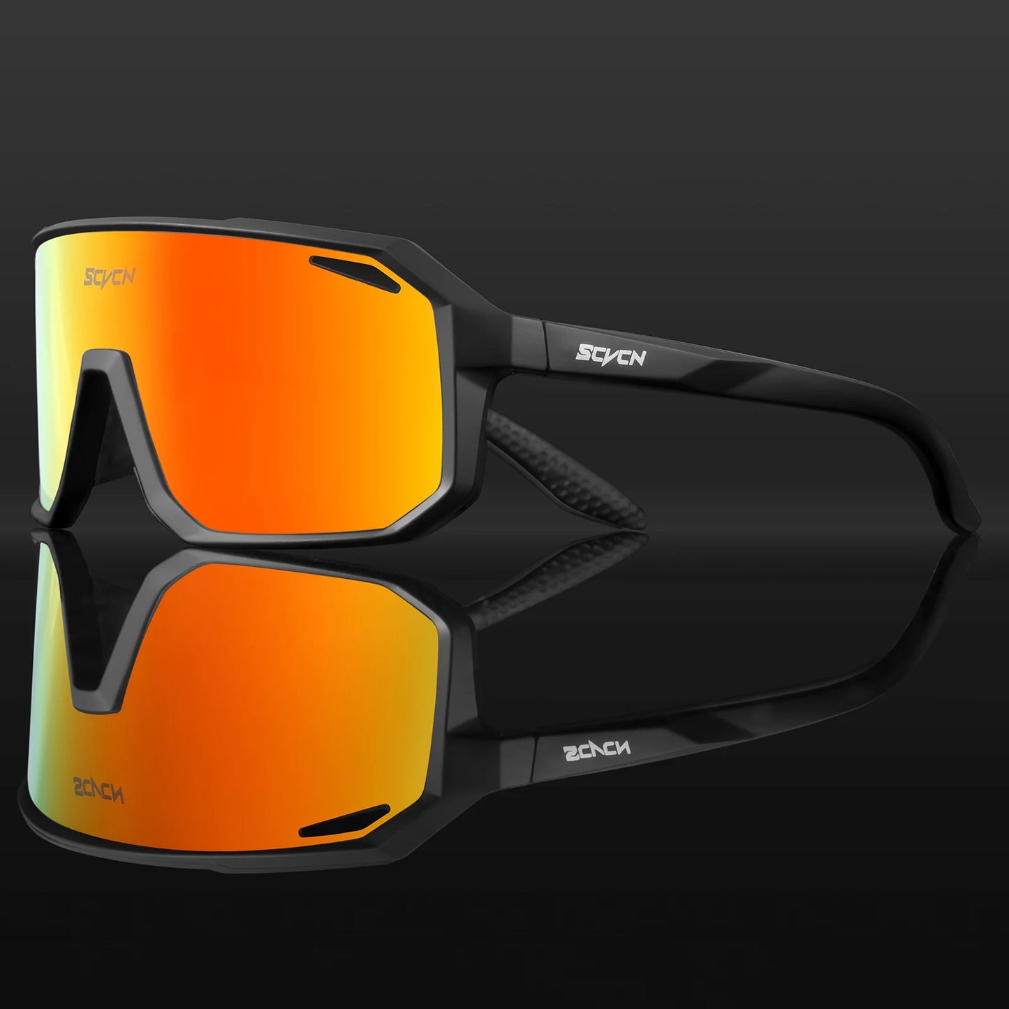 Lunettes de cyclisme SCVCN – Homme/Femme – VTT Route – UV400 – Running Randonnée