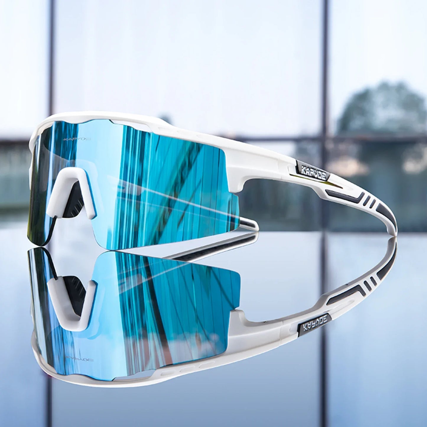 Lunettes de cyclisme polarisées UV400 Homme/Femme – VTT, route, pêche – Kapvoe