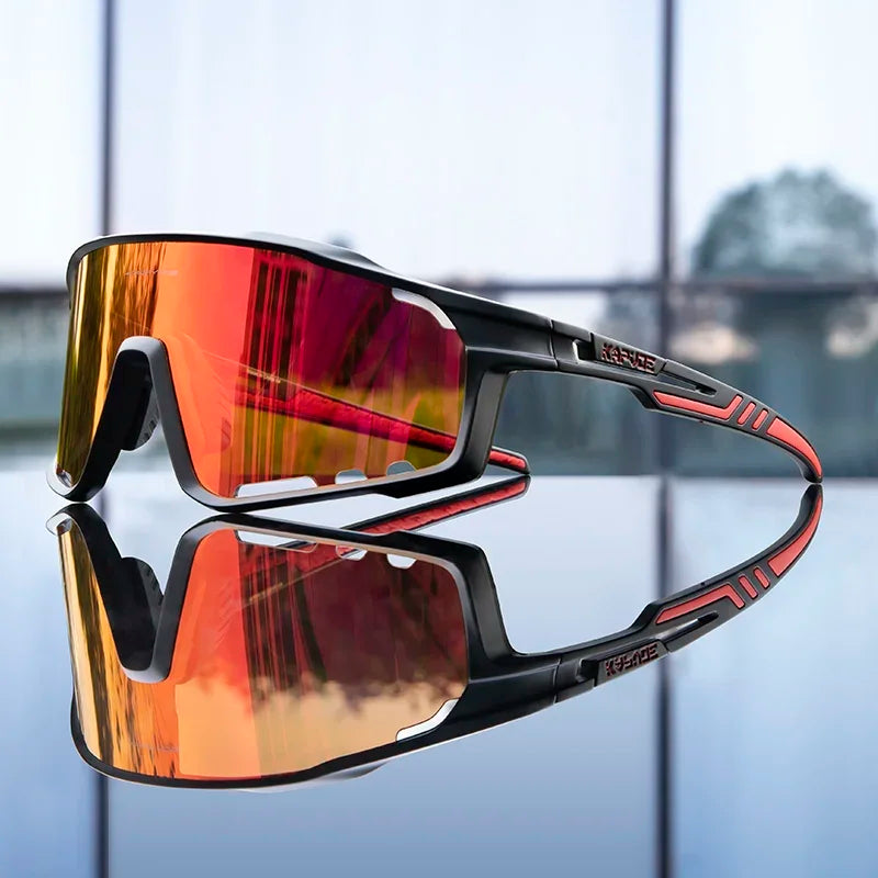 Lunettes de cyclisme polarisées UV400 Homme/Femme – VTT, route, pêche – Kapvoe
