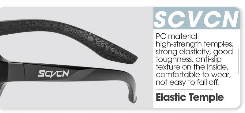 Lunettes de cyclisme SCVCN – Homme/Femme – VTT Route – UV400 – Running Randonnée
