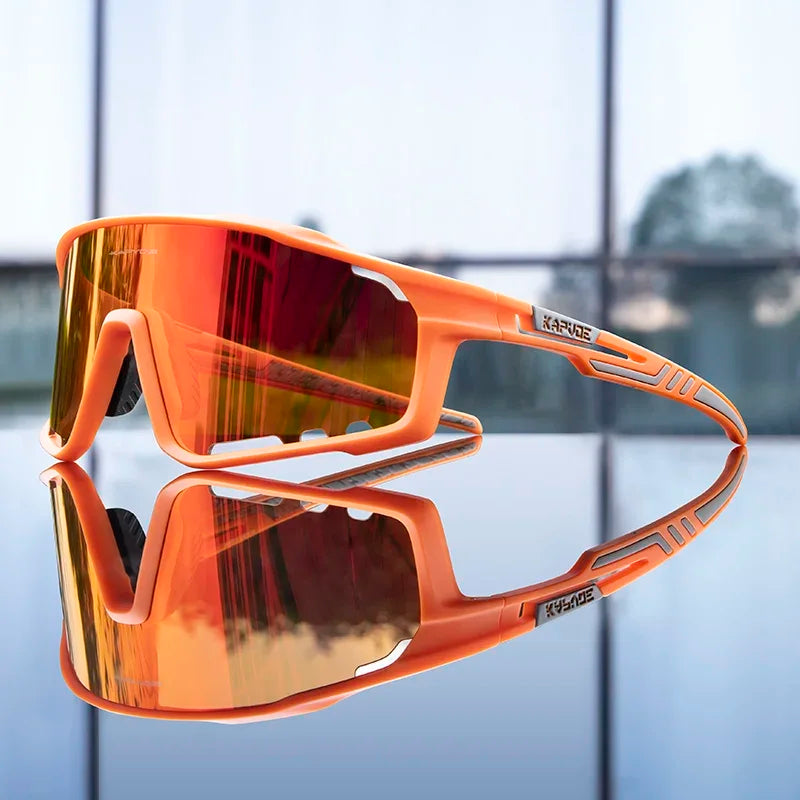 Lunettes de cyclisme polarisées UV400 Homme/Femme – VTT, route, pêche – Kapvoe