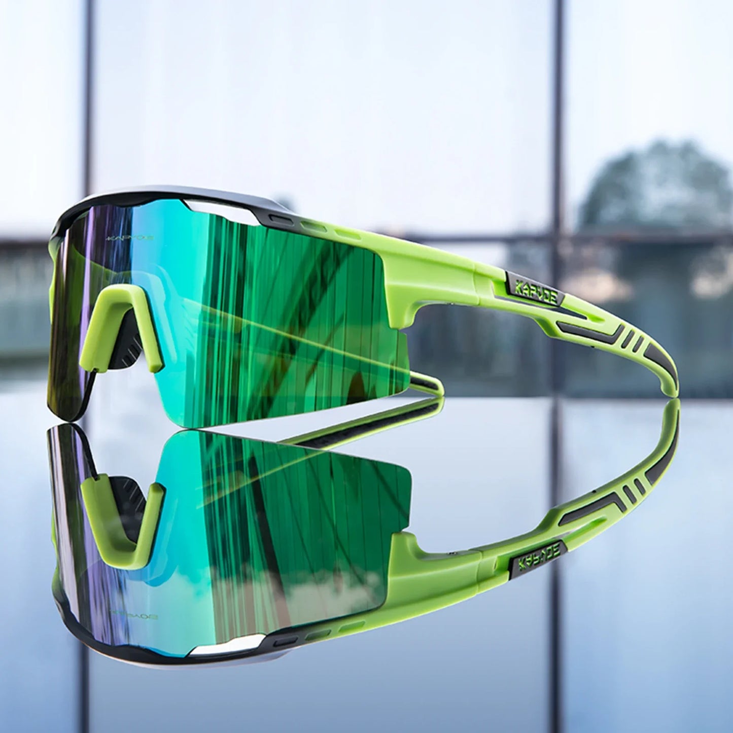Lunettes de cyclisme polarisées UV400 Homme/Femme – VTT, route, pêche – Kapvoe