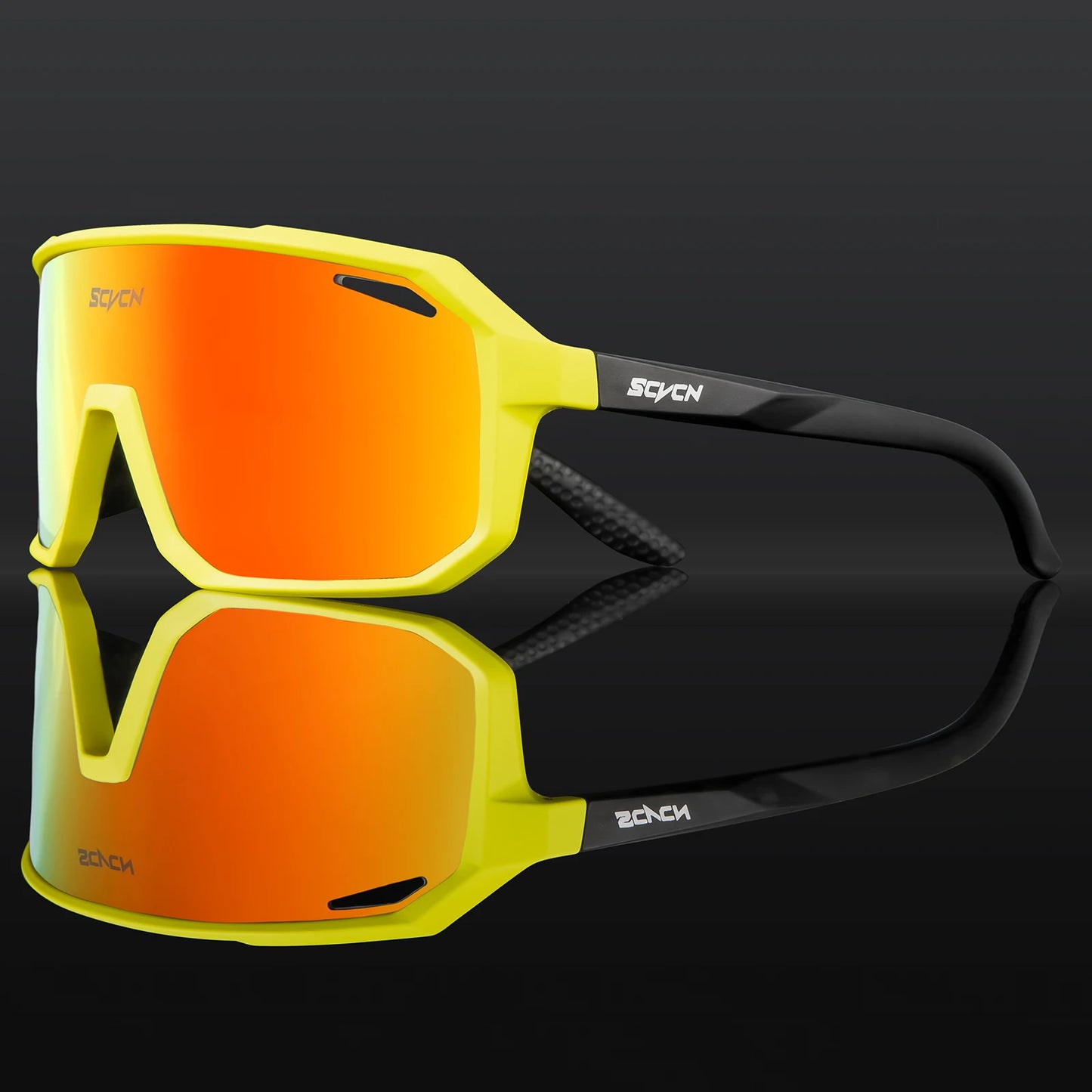 Lunettes de cyclisme SCVCN – Homme/Femme – VTT Route – UV400 – Running Randonnée
