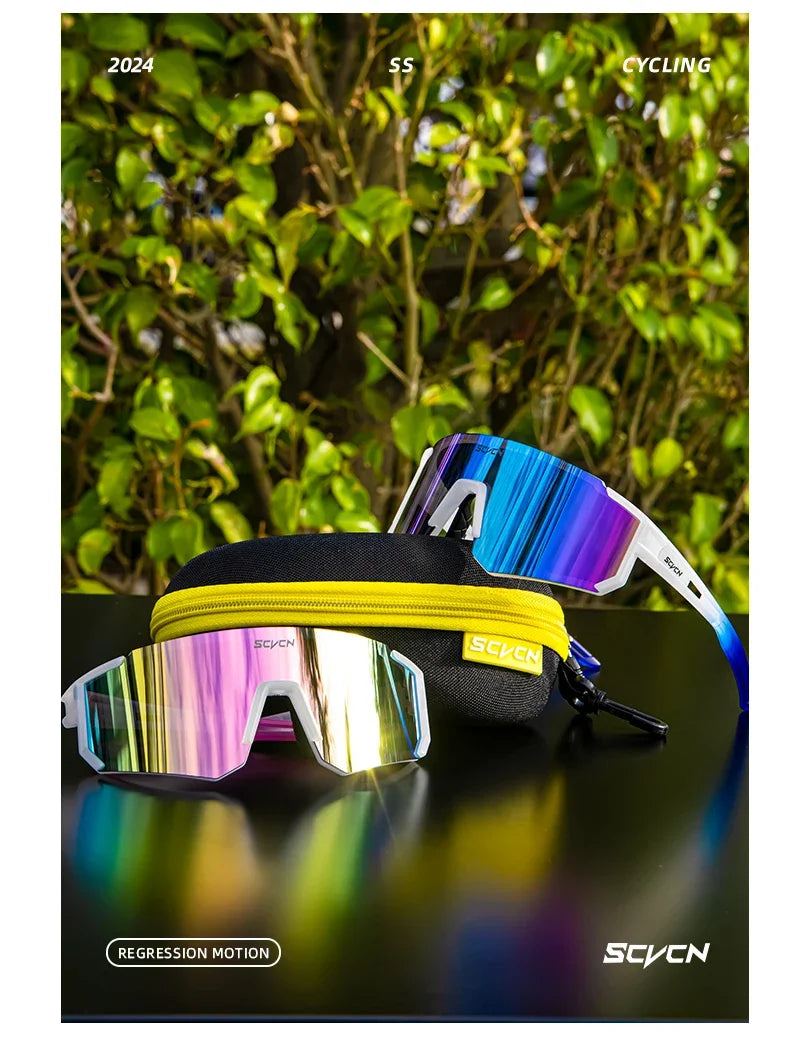 SCVCN – Nouvelles lunettes de cyclisme outdoor homme/femme Lunettes VTT / conduite / vélo / escalade – Protection UV400