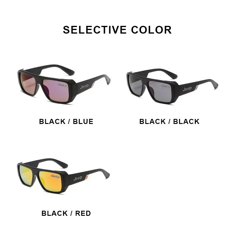 Lunettes de soleil haut de gamme JEEP – Homme/Femme – Pour Jeep Grand Cherokee, Wrangler, Renegade et plus