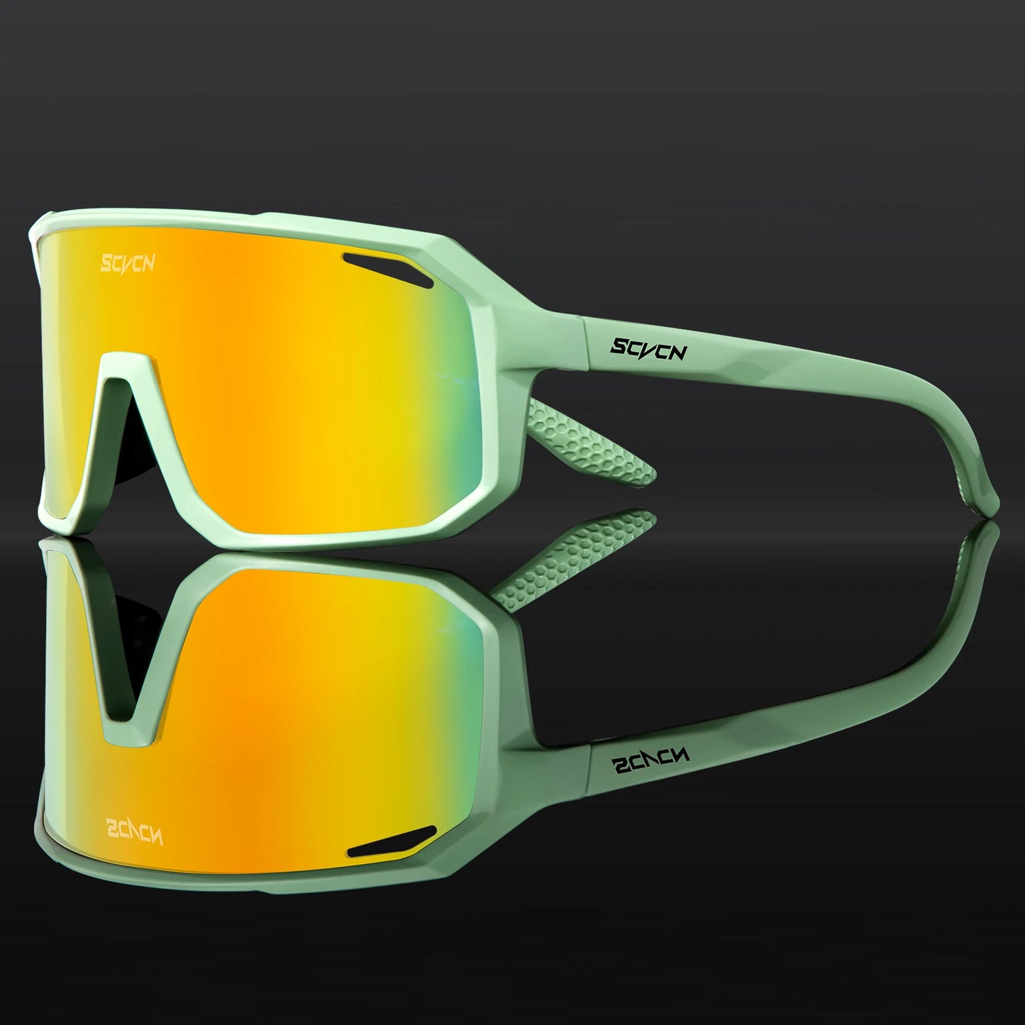 Lunettes de cyclisme SCVCN – Homme/Femme – VTT Route – UV400 – Running Randonnée