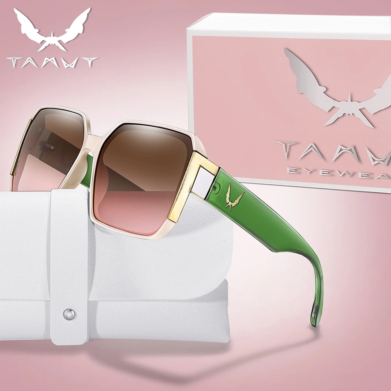 Lunettes de vacances luxe – Carré Street – Homme/Femme – Protection UV – Randonnée Cyclisme Voyage