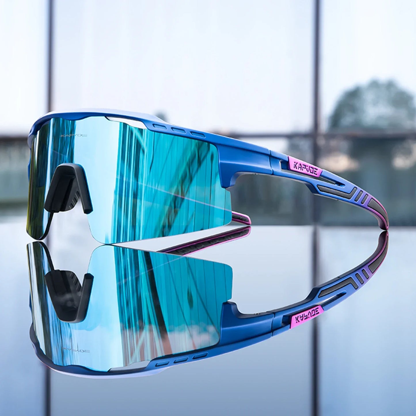 Lunettes de cyclisme polarisées UV400 Homme/Femme – VTT, route, pêche – Kapvoe